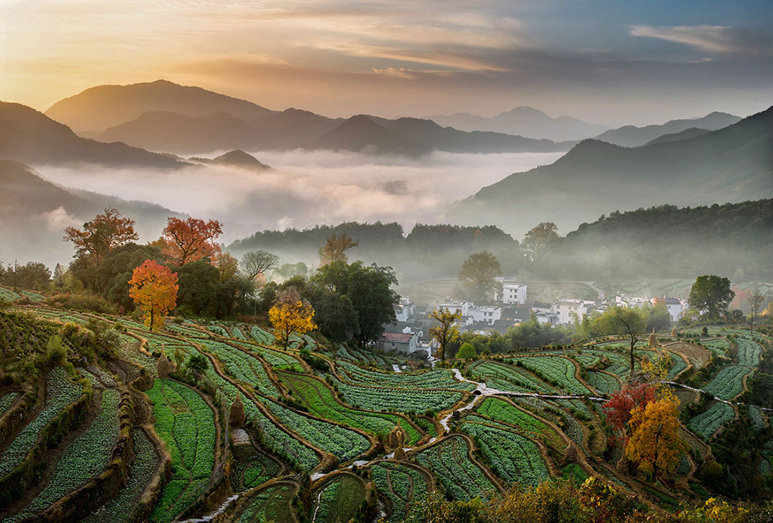 江岭晨光