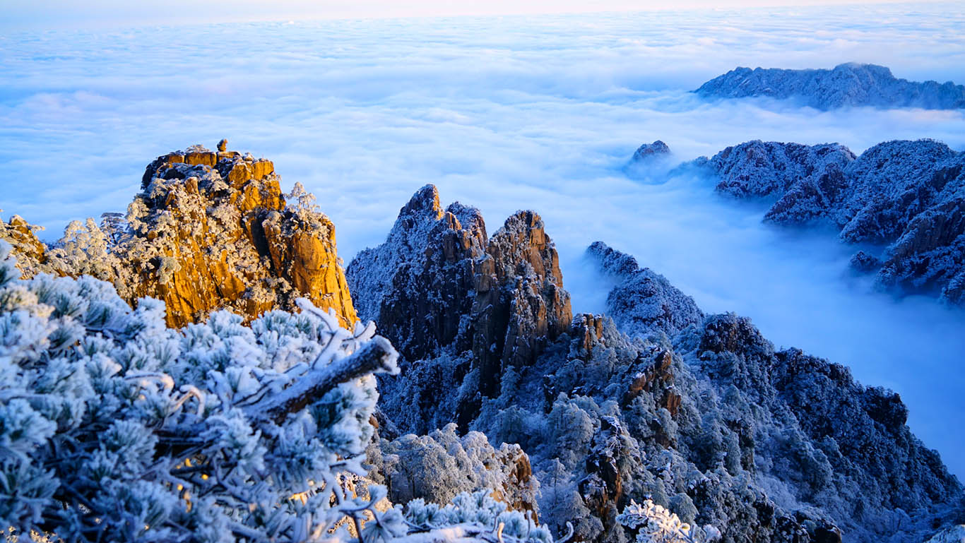  黄山冬雪 